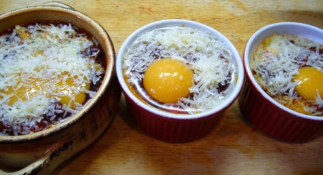Фасоль с печеным перцем