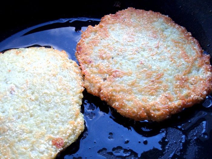 Драники с мясной начинкой