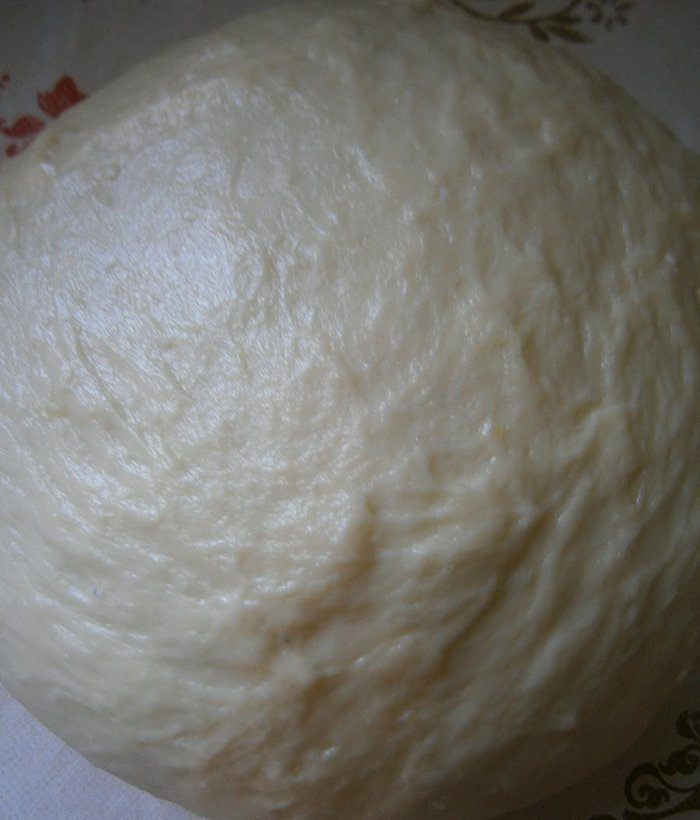 Пирог из картофельного теста с творогом и беконом