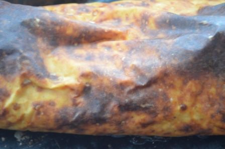 Нежнейший куриный рулет с омлетом