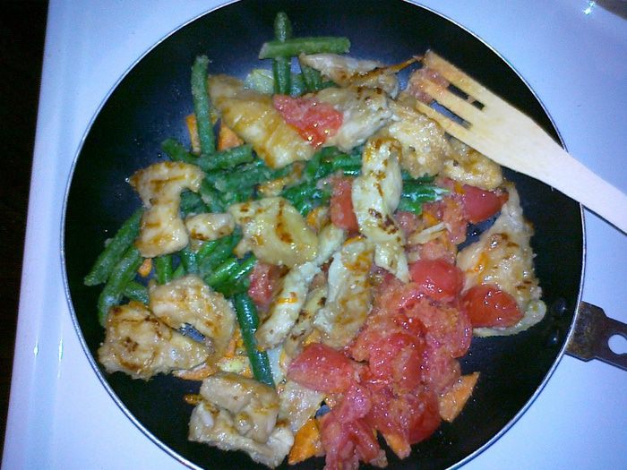 Курица с рисом и овощами &amp;quot;Восточный колорит&amp;quot;