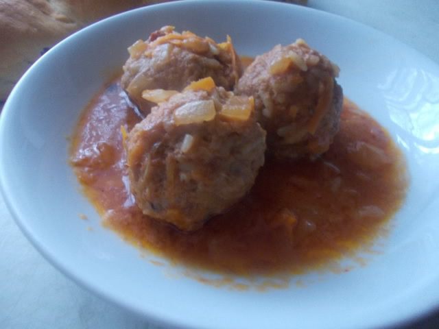 Мясные тефтели с рисом, в томатном соусе &amp;quot;Ностальгия&amp;quot;