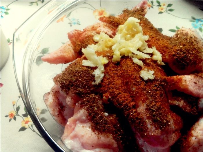 Курица в маринаде с лимоном