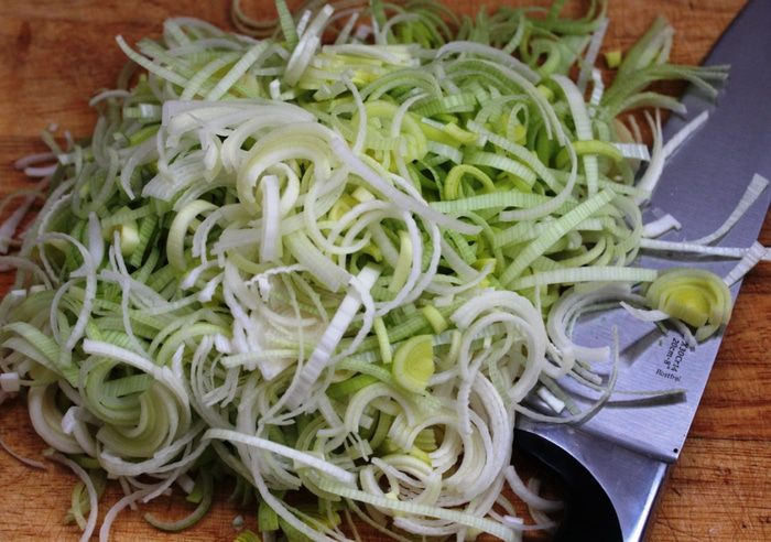 Крем-суп из лука-порея