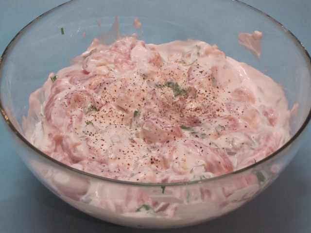 Фрикасе из курицы с грибами