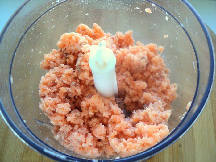 Террин из красной и белой рыбы