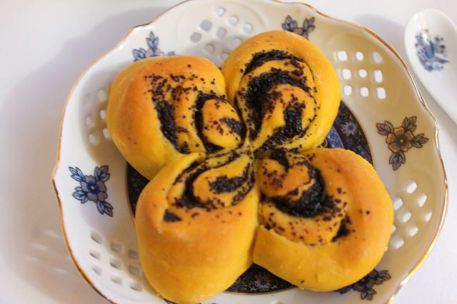 Булочки &amp;quot;Тыквенные цветочки&amp;quot;