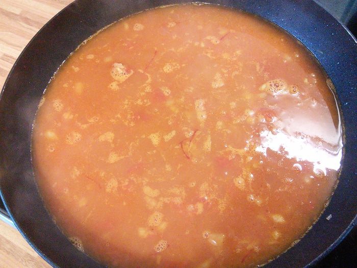 Паэлья с кроликом