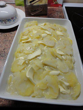 Картофельный гратен