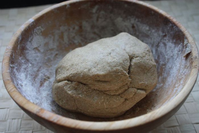Ржаной пирог с курицей и грибами