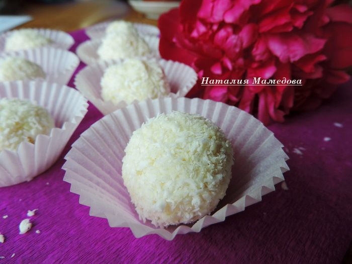 Шоколадно-кокосовые конфеты