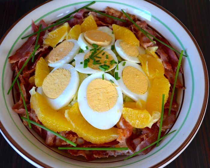 Французский сельский салат