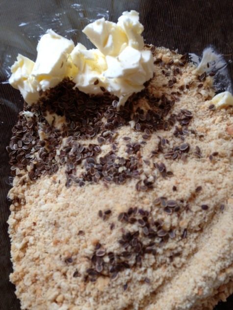 Закусочный чизкейк с джемом из помидоров черри