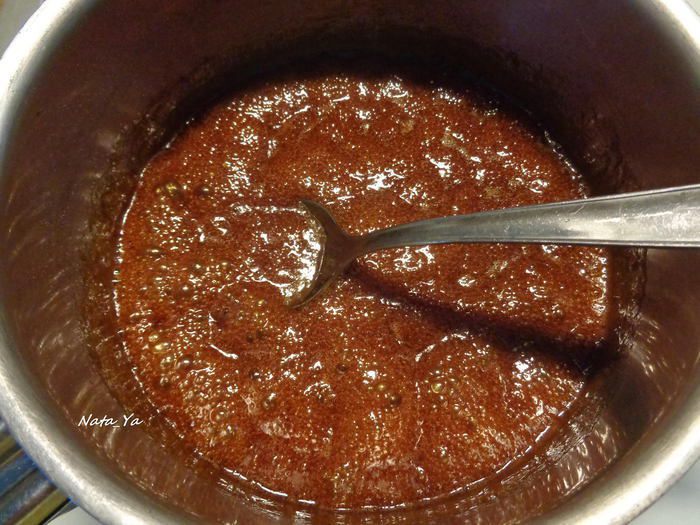 Тыквенные пирожные с миндалем и соленой карамелью