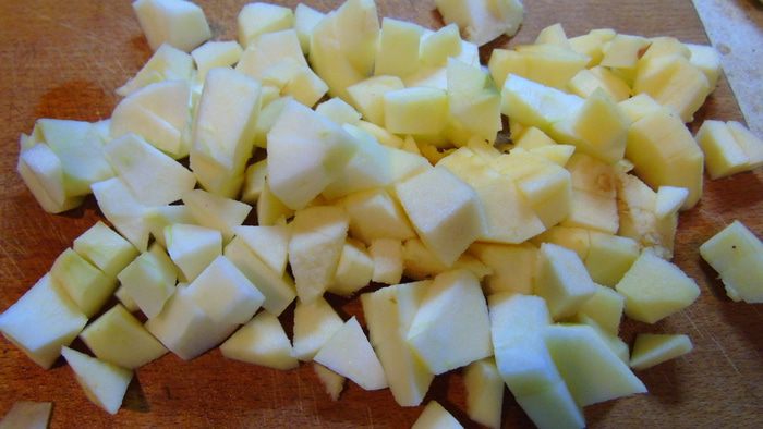 Яблочные сырники в овсяной панировке (без муки)