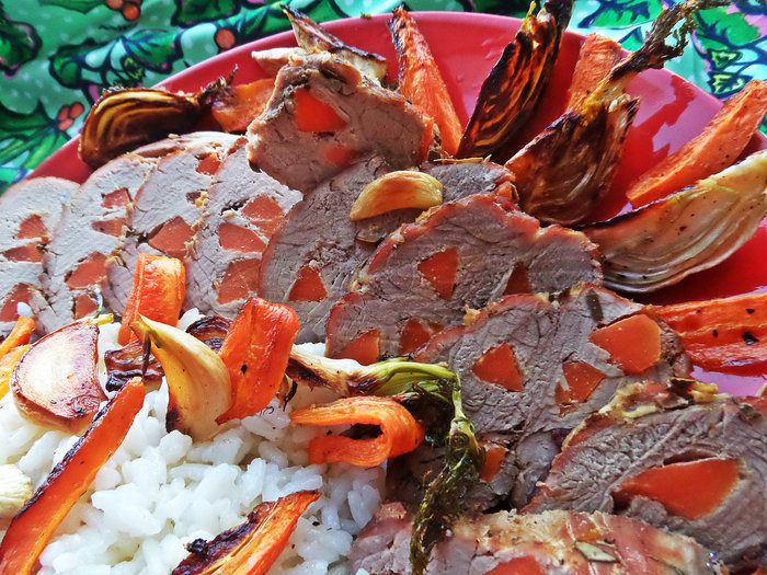 Свинина с морковкой к рису
