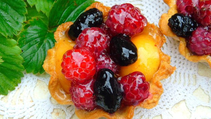 Корзинки с ягодами