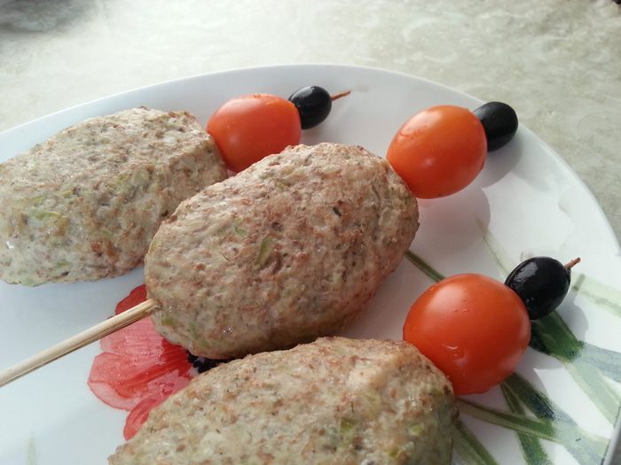 Полезные куриные котлетки для детки