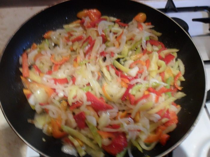 Свиные медальоны с кисло-сладким перцем