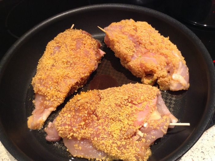 Кордон блю из куриных грудок