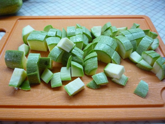 Постные пельмени с кабачками