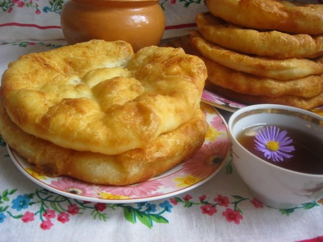 Лепешки &amp;quot;Шелпек&amp;quot; на кефире