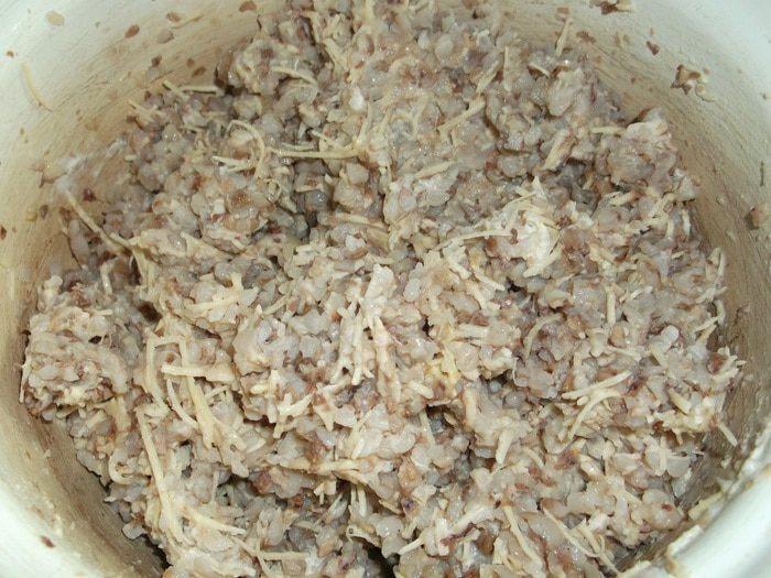 Гречневый террин с фаршем