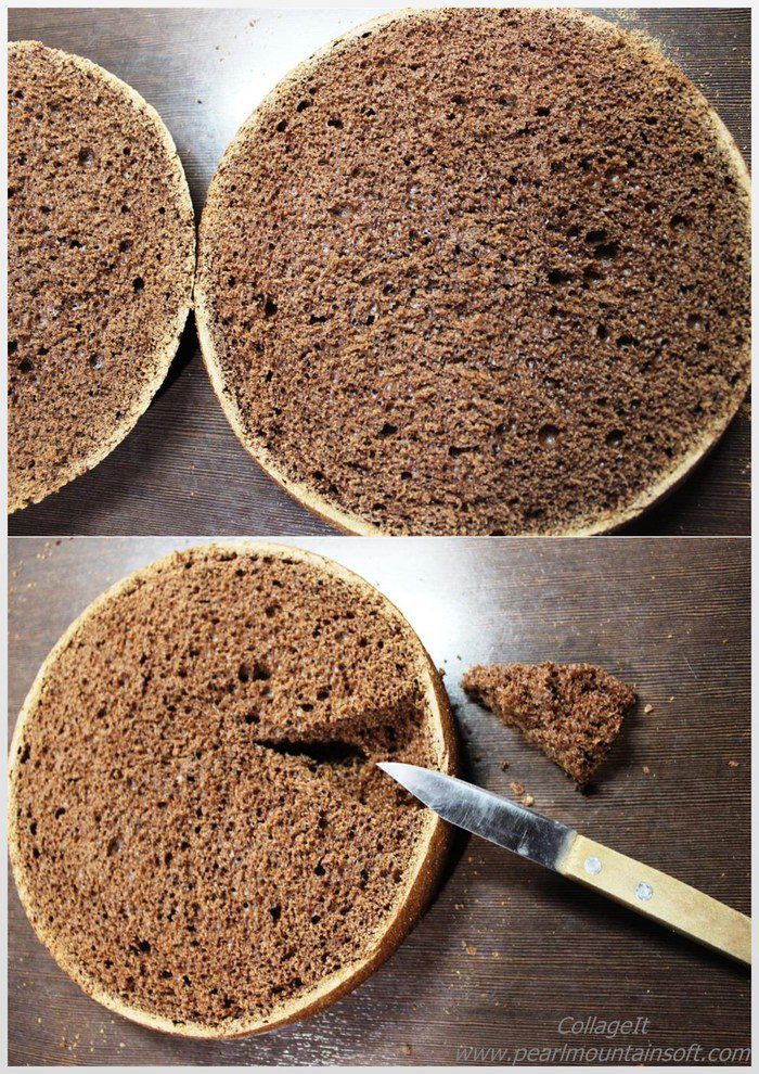 Шоколадно-мятный торт