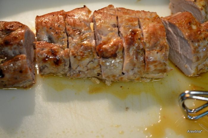 Свинина с глазурью из лайма