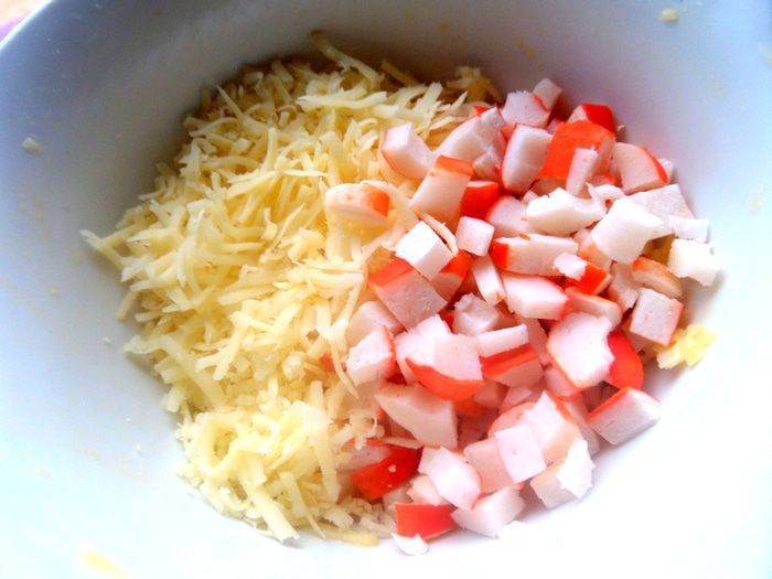 Бутерброды с крабовой начинкой