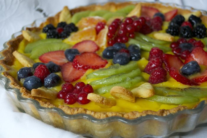 Миндальная кростата с лимонным кремом &amp;quot;Летний сад&amp;quot;