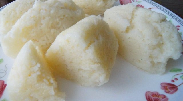 Овощной суп-пюре с манными клецками