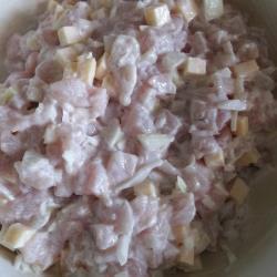 Куриные котлетки с сыром