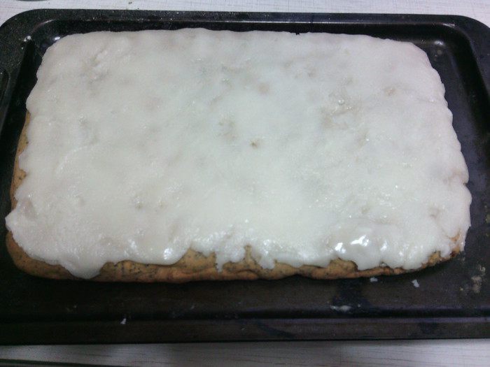 Маковые квадратики с вареньем
