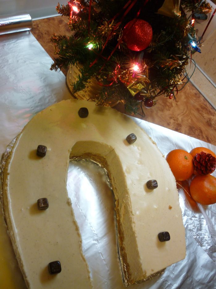 Торт &amp;quot;Подкова&amp;quot; + мк по изготовлению нестандартной разъемной формы