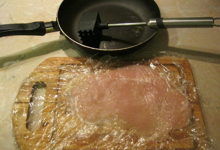 Куриная отбивная с кисло-сладким соусом