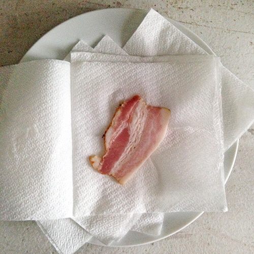 Феттучине с тыквенным соусом и беконом