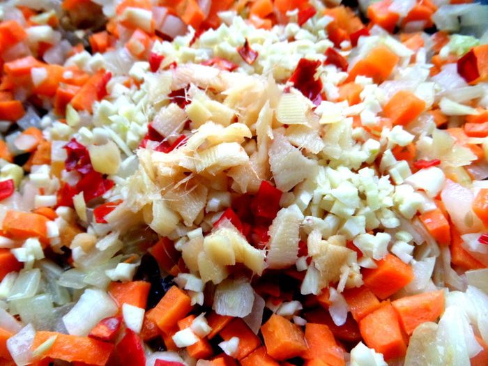 Вегетарианский чили Chili Con Carnе (латышская версия)