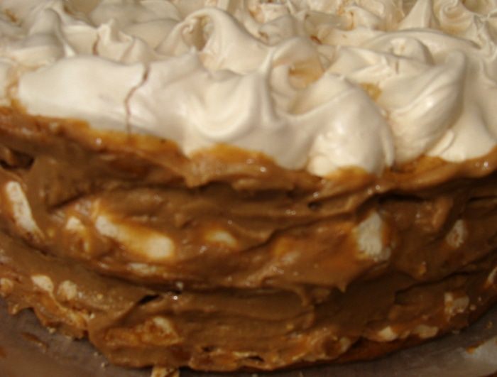 Торт &amp;quot;МариСаль&amp;quot; с банановым заварным кремом