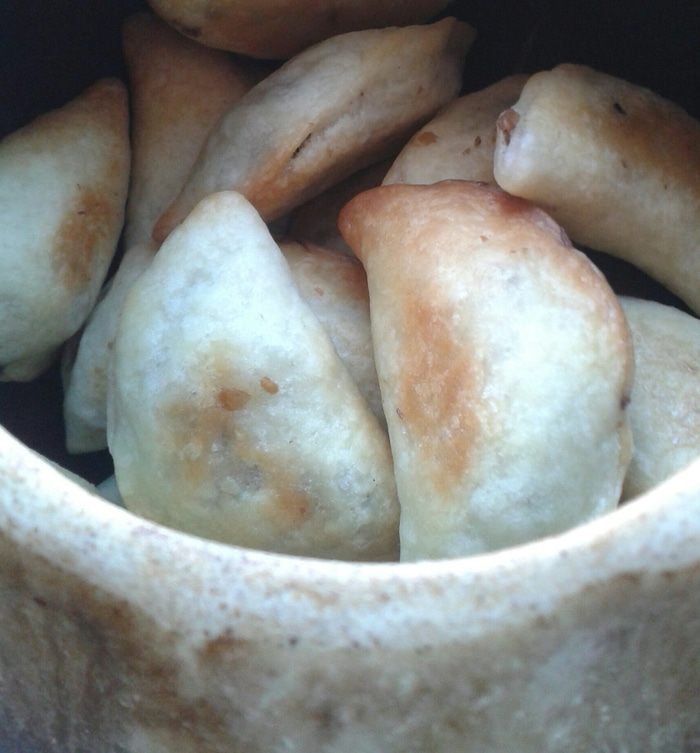 Кундюмы с гречкой и грибами