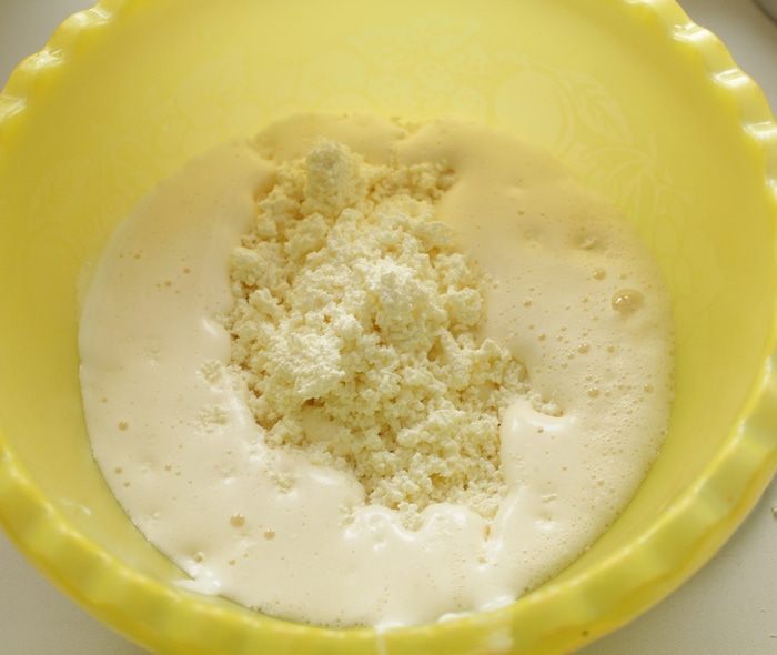 Бруснично-творожный пирог с двумя видами шоколада