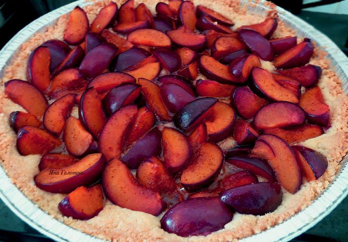 Пирог сливовый