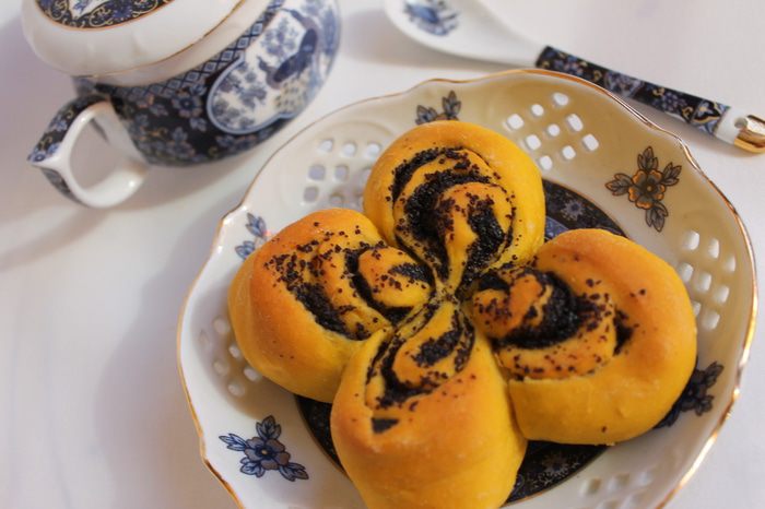 Булочки &amp;quot;Тыквенные цветочки&amp;quot;