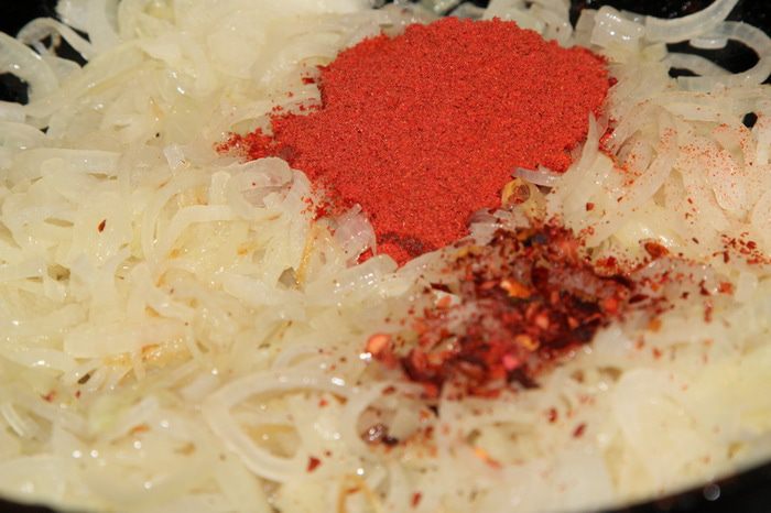 Паприкаш со стручковой фасолью