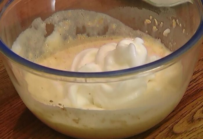 Пудинг на соевом молоке с орехами и корицей 