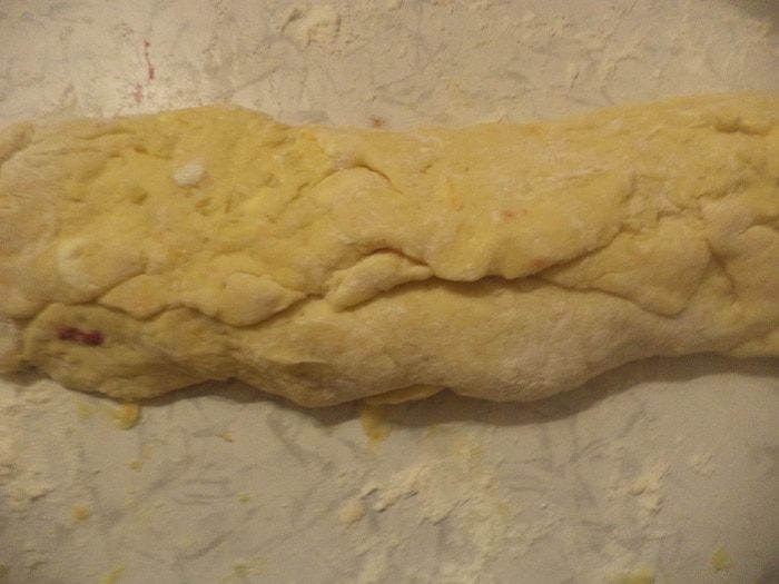 Апельсиновое печенье с клюквой и орехами