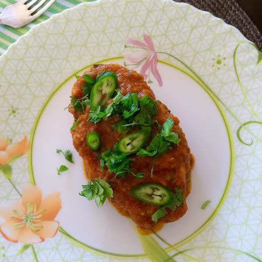 Куриные грудки с карри