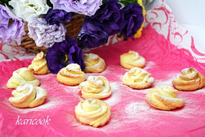 Печенье &amp;quot;Творожные розочки&amp;quot;