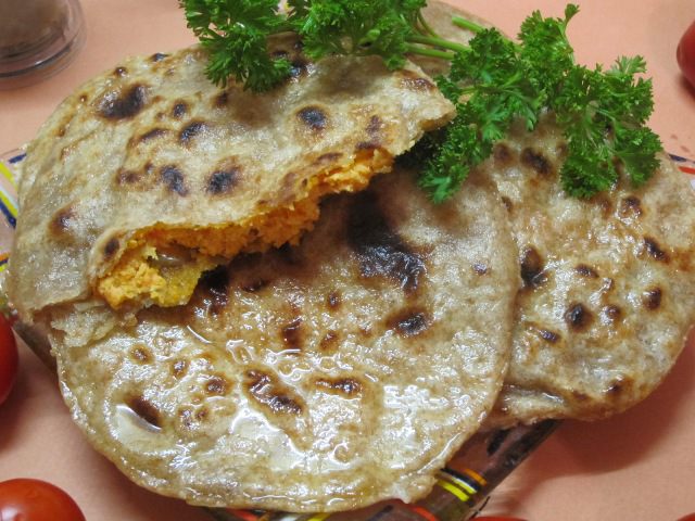 Лепешки &amp;quot;Чапати&amp;quot; с начинкой