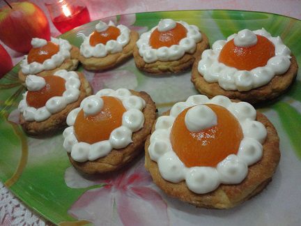 Птифуры с абрикосами